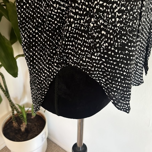 CLOTH & Stone Neck Tie Blouse Shirt XS - Picture 7 of 10